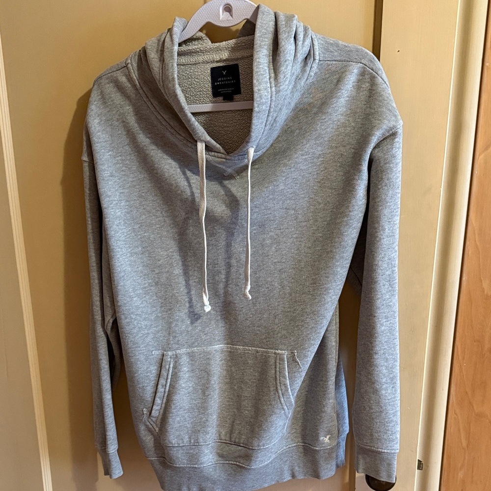 American Eagle Outfitters Light Gray Hoodie
